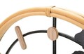 Ceas de perete World New, Mauro Ferretti, Ø60 cm, fier/MDF, maro/negru