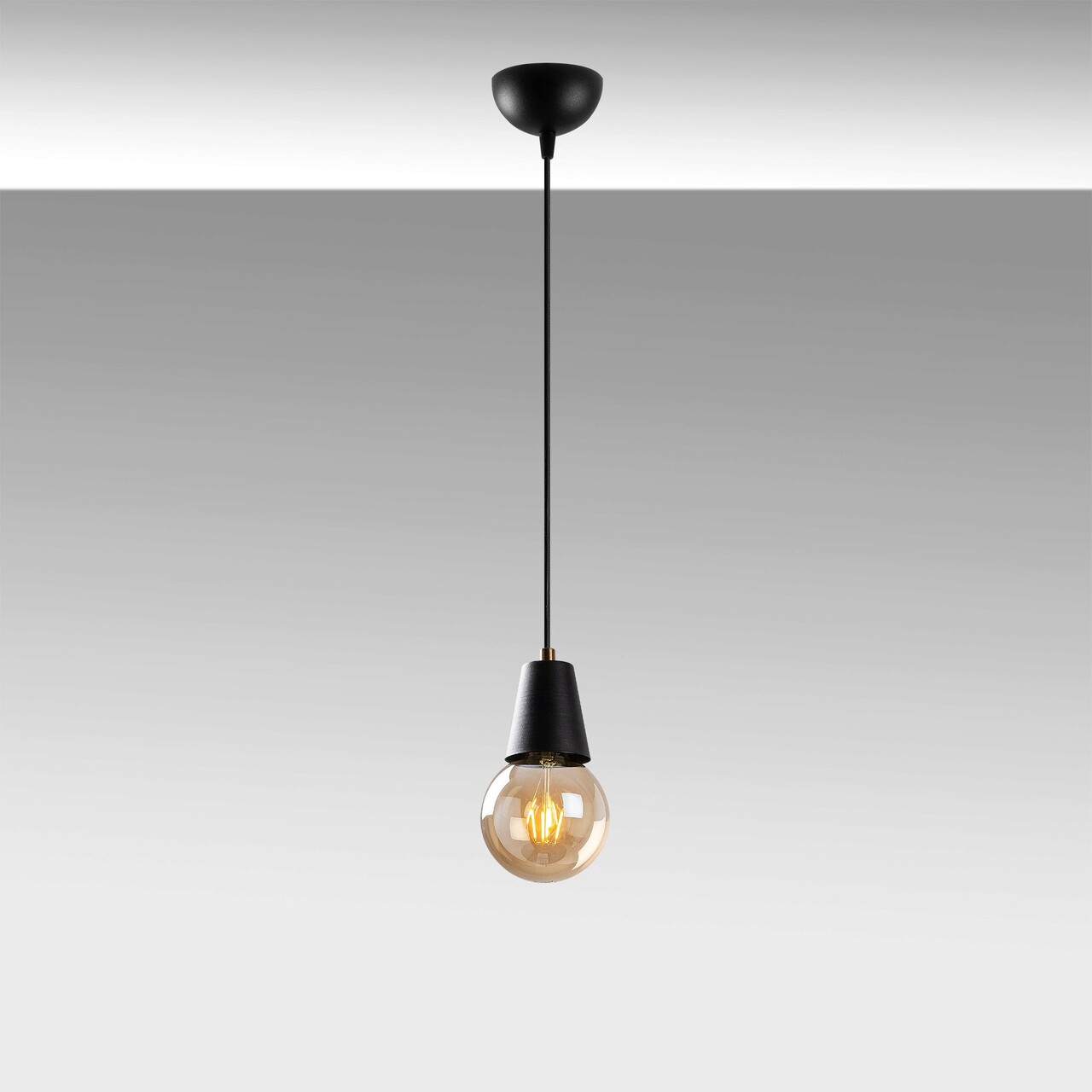 Lustra, Tatum, 584TTM1485, Metal, Negru