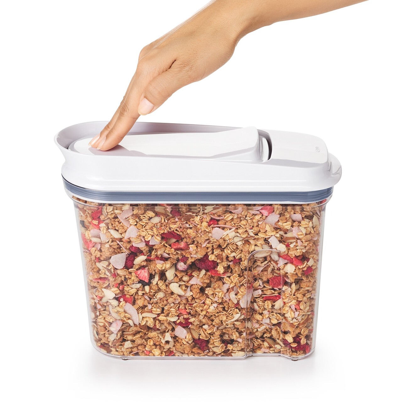 Recipient pentru cereale, plastic, 10 x 26 x 21 cm, 2,4L, "POP" - OXO - imagine 4