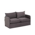 Canapea extensibilă cu 2 locuri, Futon, 859FTN2887, Metal , Gri