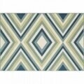 Covor indoor outdoor Floorita ROMBI BLUE GREEN 160X230