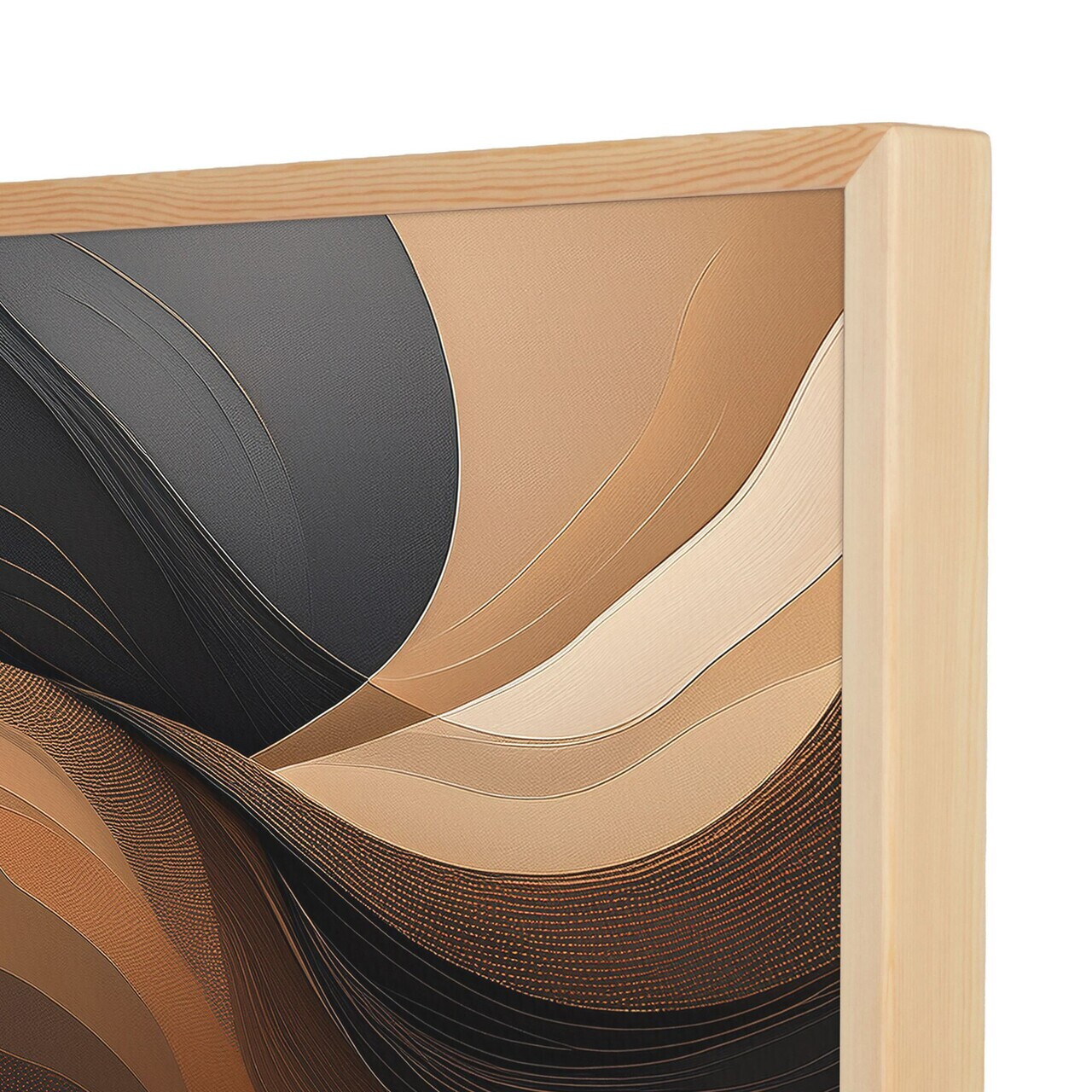 Tablou decorativ, Cc-K-Ah-1013, Canvas, Cadru: 100% LEMN (Grosime: 18 mm), Multicolor - view 3