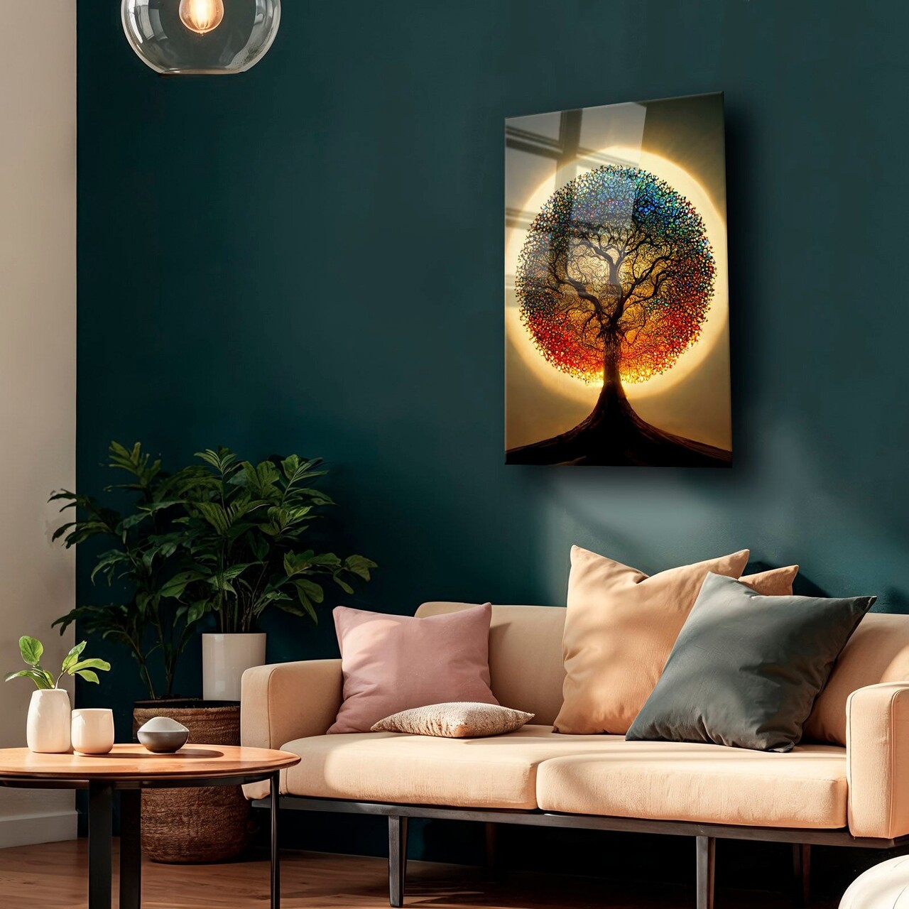 Tablou decorativ, Camtbl-045, 70 x 100 cm, Multicolor - view 3