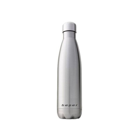 Sticla termos bi.505, beper, 500 ml, inox, gri