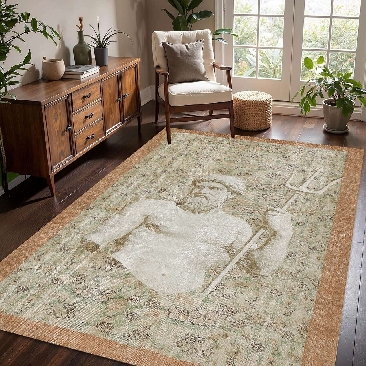 Covor, 332, 150x230 cm, Bumbac, Multicolor — imaginea 3