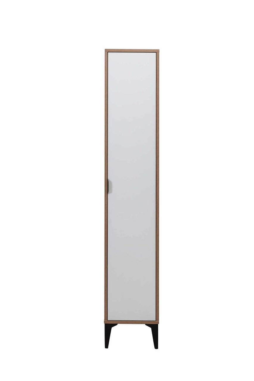 Dulap multifunctional, Hanah Home, Arden Single Door, 35x190x37 cm, Alb - view 7