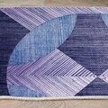 Covor, Woosonıl048, 160x230 cm, Mov / Liliac / Albastru