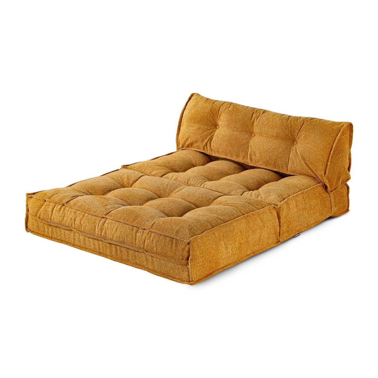 Canapea extensibila 2 locuri, Atelier del Sofa, 363SLD1112, Tesatura Boucle, Galben mustar - view 5