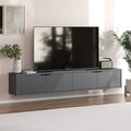 Comoda TV, Odessa, Parla, 180x30x30 cm, PAL, Antracit