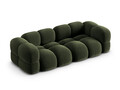 Canapea 4 locuri, Loretto, Cosmopolitan Design, 250x100x68 cm, catifea, verde