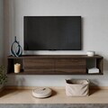 Comoda TV, Hanah Home, Twist, 160x29x29 cm, Maro