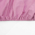 Cearceaf de pat cu elastic Heinner Home, 90x200 cm, bumbac, roz