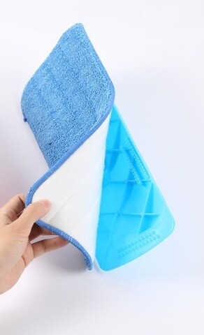 Rezerva mop super easy spray, vanora, microfibra, albastru