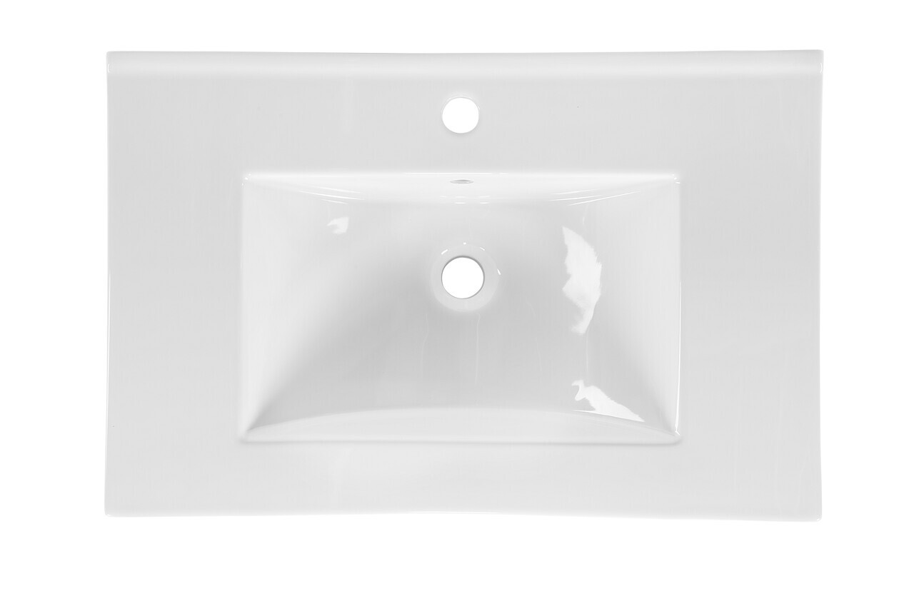 Set mobilier baie Bali White Lava 80 cm 804 841, dulap inalt, masca cu lavoar si cabinet cu oglinda, Comad, MDF/PAL, alb - view 14