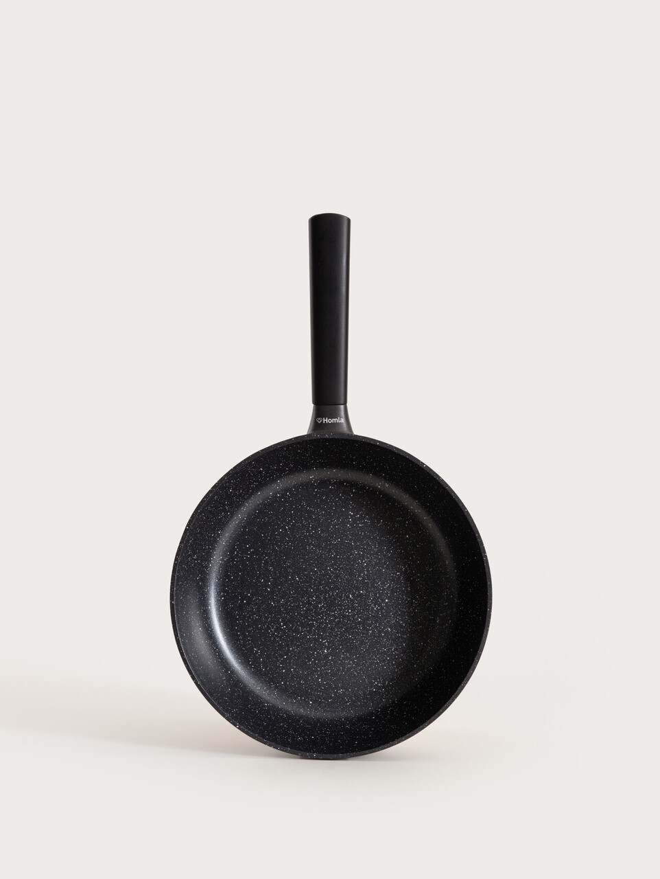 Tigaie cu capac Tristan, Homla, 28 cm, aluminiu/sticla/silicon, negru