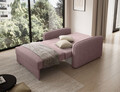 Canapea extensibila 1 loc, ELTAP, Laine, 102x109x84 cm, lemn/poliester, somon