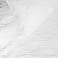 Lenjerie de pat dubla Jakad, Homla, 3 piese, 160x200 cm, bumbac, alb
