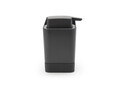 Organizator chiuveta cu dozator sapun / detergent lichid, Brabantia, SinkSide, 19x8.5x11.5 cm, plastic, gri inchis