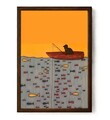 Tablou decorativ, 3752KACT-004, Fundal: 100% MDF (Grosime: 2,7 mm) Vopsire: Imprimare UV, Multicolor