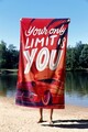 Prosop de plaja, Astacura, Your Limit 70, 70x130 cm, 70% poliester/30% poliamida, Multicolor