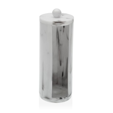 Suport pentru dischete demachiante Marble, Versa, 7 x 7 x 19 cm, polistiren