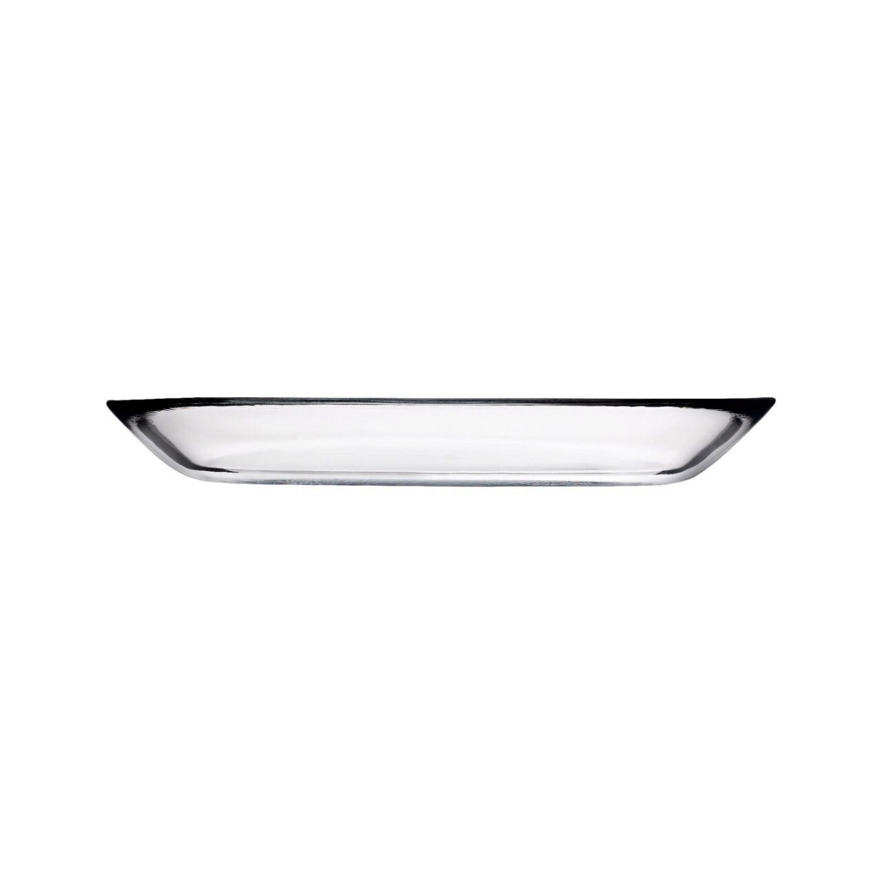 Platou oval Invitation, Pasabahce, 32.8x25x4.3 cm, sticla, transparent