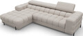 Coltar extensibil dreapta 3 locuri ELTAP, LT-18ROY, Felro, 285x181x93 cm, lemn/poliester, bej