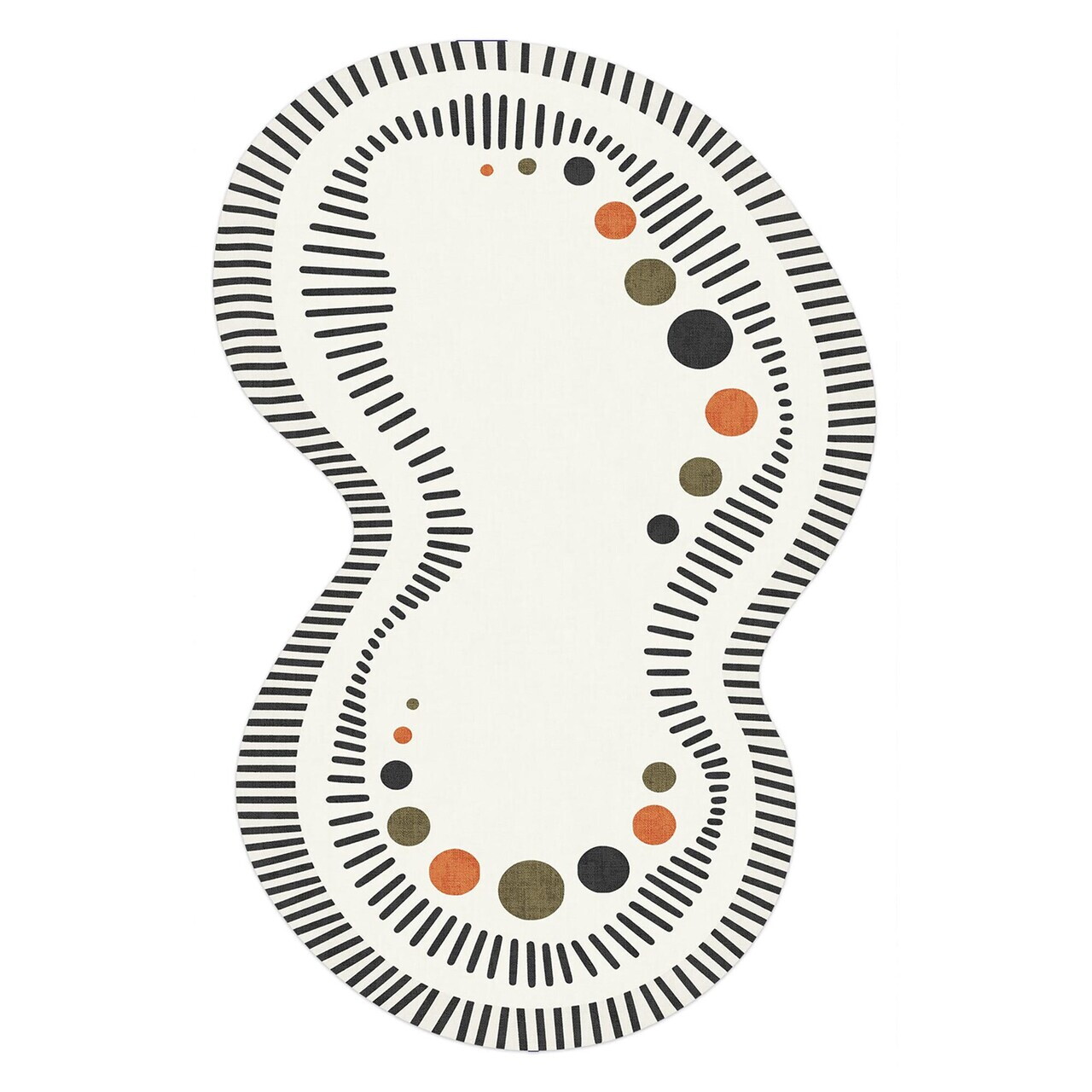Covor, Fr359, 160x230 cm, Negru — imaginea 3
