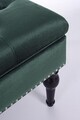 Bancheta Bernard, Bizzotto, cu spatiu de depozitare, 108.5x43x45 cm, catifea, verde inchis