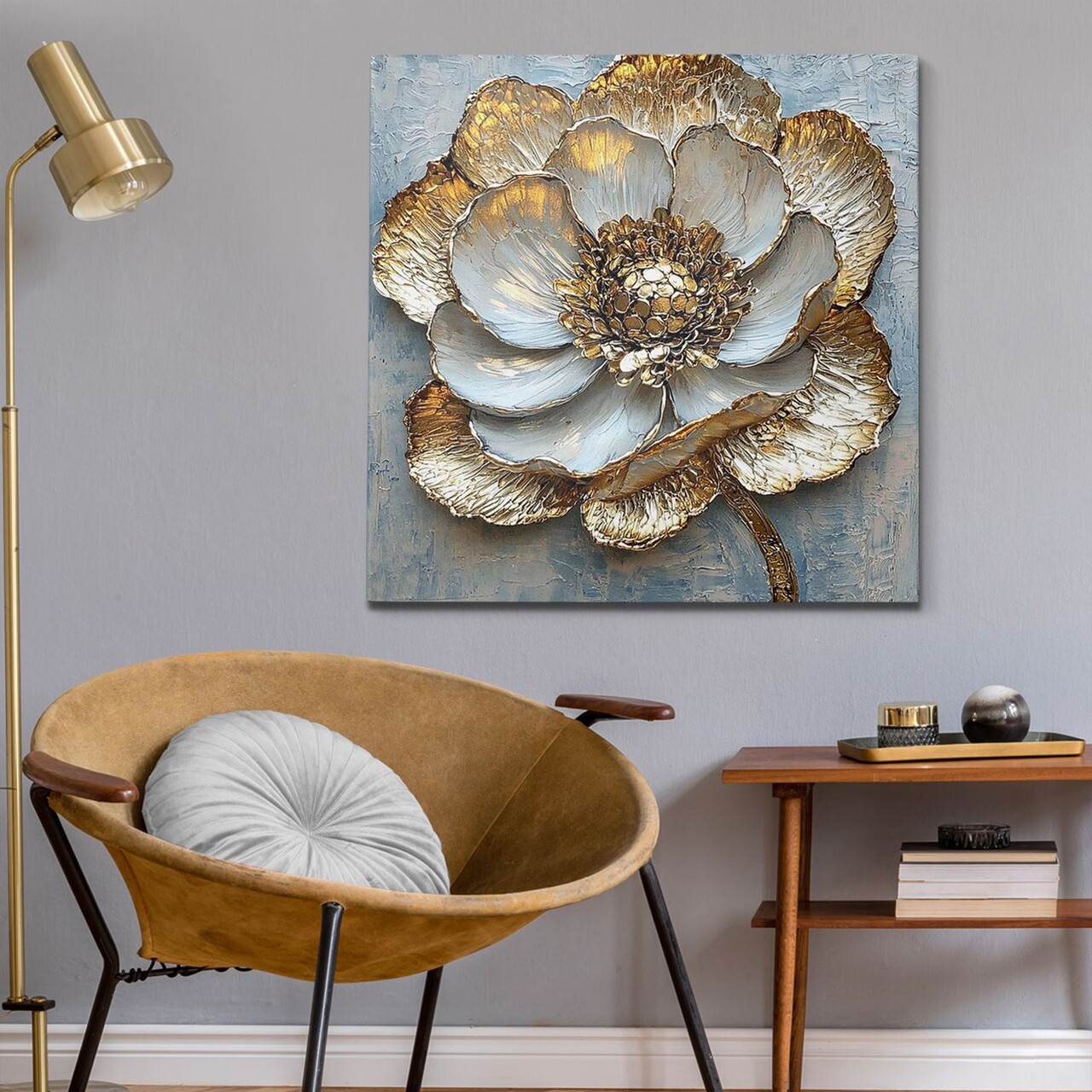 Tablou decorativ KNV10272 Cadru: 100% LEMN (grosime: 3 cm) Multicolor