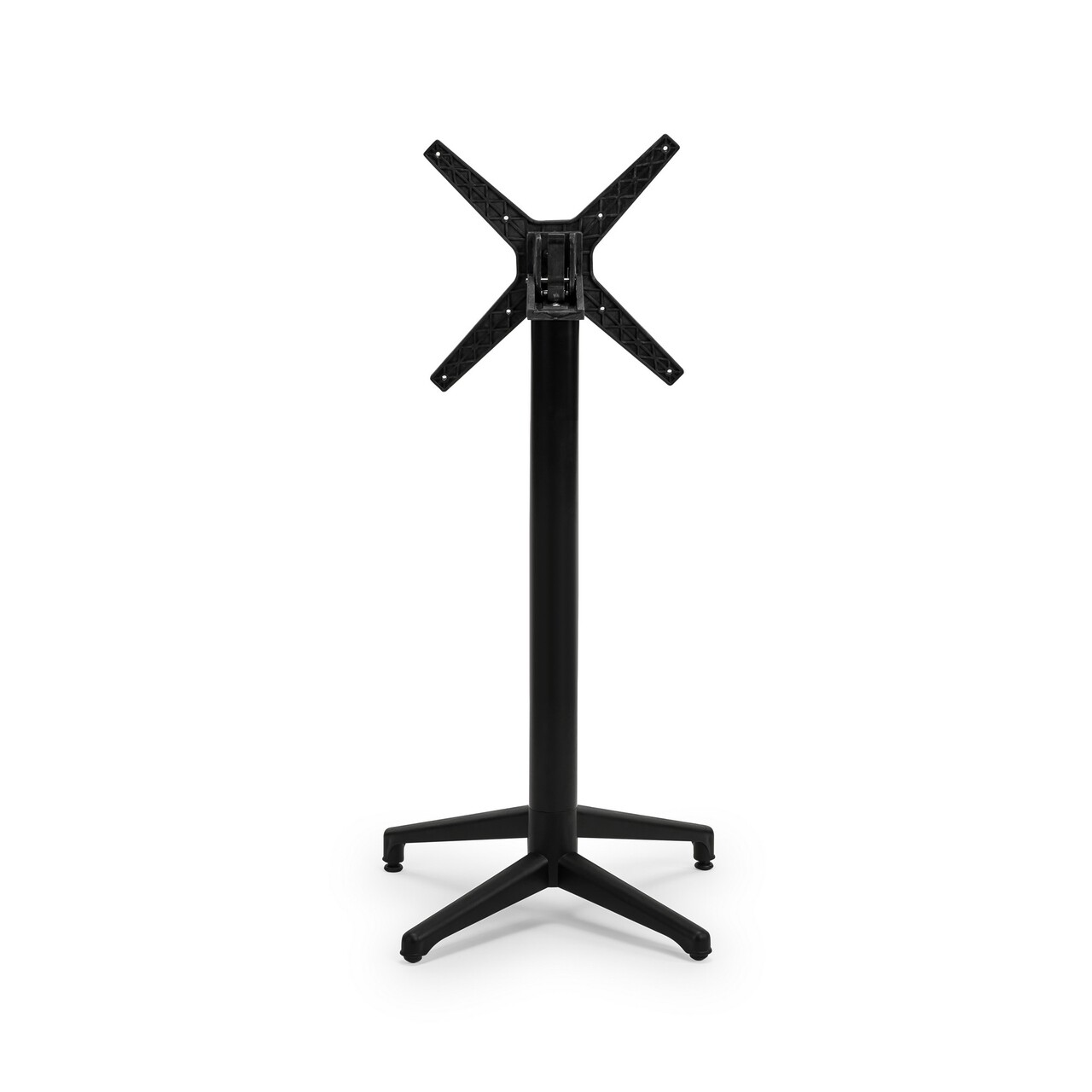 Masa pliabila, Tilia, Masa Moon Ø60 V2 F, 60x78x60 cm, Cadru: 100% ALIMINIUM, Negru - 2 | YEO