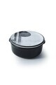 Set recipiente depozitare, Hermia, 275KRM2464, Ceramica, Antibacterian, Alb mat