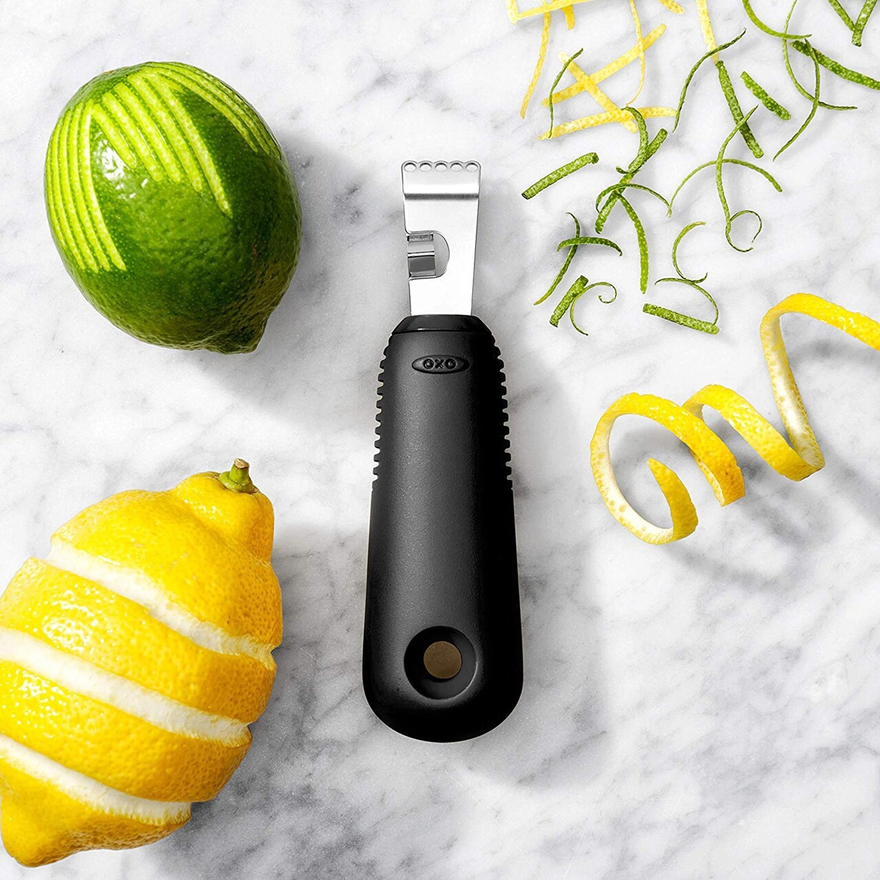 Ustensila razuit coaja citrice, inox, 13 cm, "Good Grips" - OXO - imagine 4