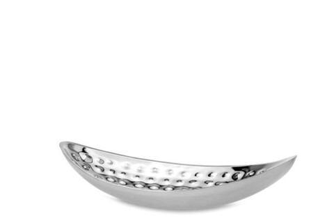 Bol pentru fructe Boat, Hermann Bauer, 54x29, inox, argintiu