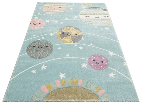 Covor, Kds 24 Blue , 160×230 cm, Polipropilena, Multicolor Eko Halı