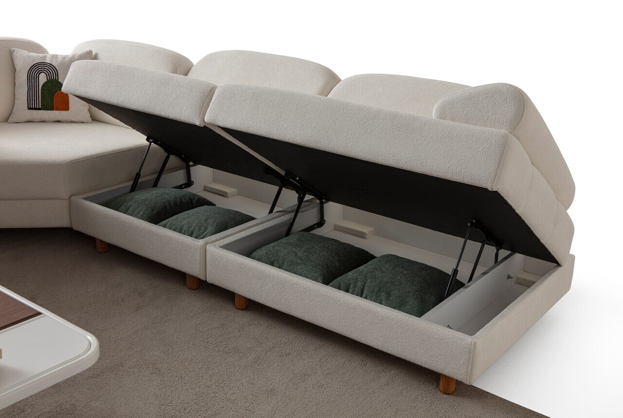 Coltar, Atelier del Sofa, 752EST1442, Alb — imaginea 6