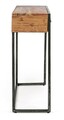 Consola Egon, Bizzotto, 90x30x80 cm, otel/lemn de salcam