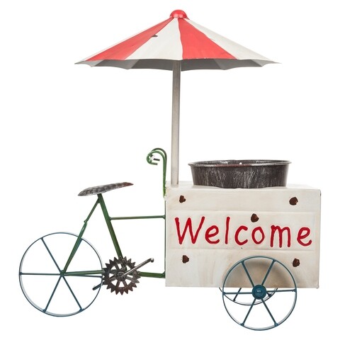 Ghiveci, Wecolme Cart, Creaciones Meng, 49x34x52 cm, fonta 49x34x52