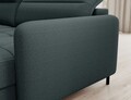 Coltar extensibil dreapta 4 locuri ELTAP, RT-38MAN, Berrto, 306x165x100 cm, lemn/poliester, verde inchis