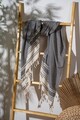 Prosop de plaja, PestemalLand, New Diamond, Bumbac;Poliester, Antracit