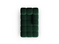 Sezlong living dreapta 1 loc, Bellis-51, Micadoni Home, 155x94x70 cm, catifea, verde bottle