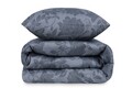 Lenjerie de pat dubla King (EU) Jamie, Eponj Home, 3 piese, 260x220 cm, amestec bumbac, antracit