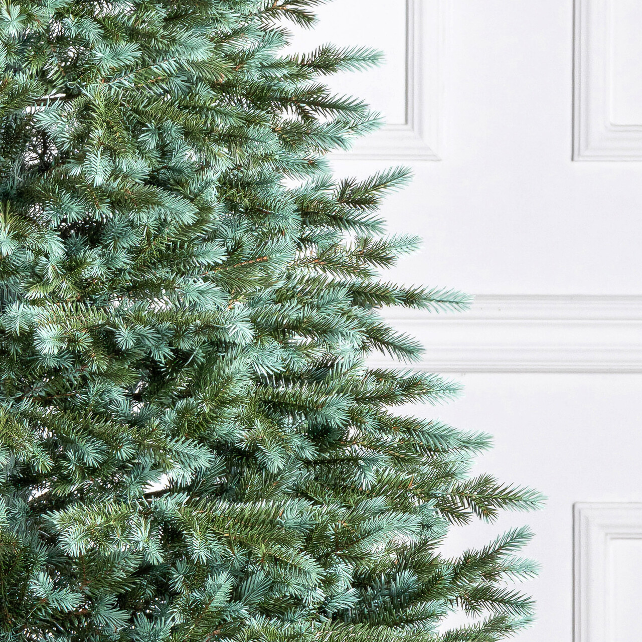 Brad artificial Christmas Deluxe by Sersimo, Alaska Select verde argintiu, integral 3D, 230 cm