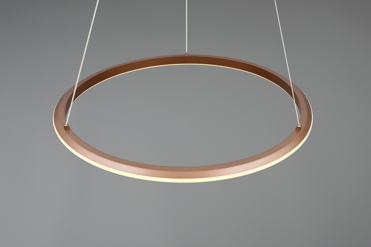 Lustra Amador, TRIO, 75x150 cm, 48W, 1x SMD, metal, aramiu - 2 | YEO