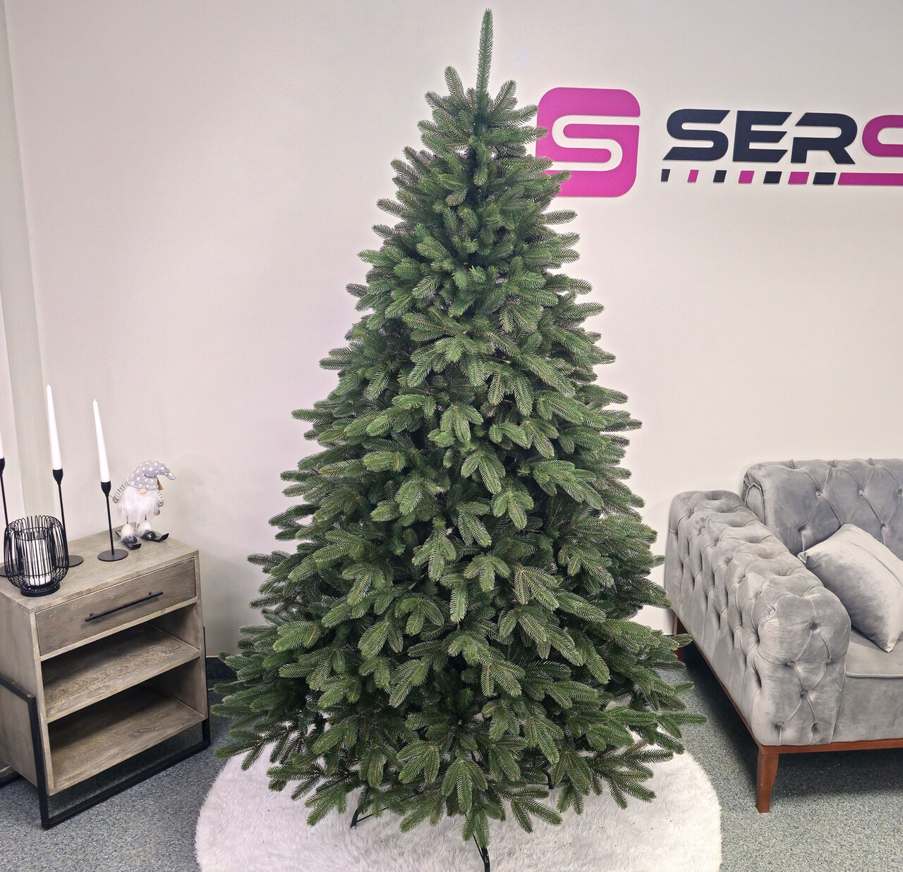 Brad artificial Christmas Deluxe by Sersimo, Laponia Select, integral 3D, 210cm — imaginea 11