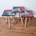 Set masute 3 piese, Leona, 3Shp349, Multicolor