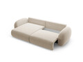 Coltar extensibil reversibil 4 locuri, Tonale, Cosmopolitan Design, 262x149x88 cm, tesatura chenille, bej inchis