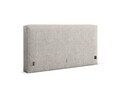 Tablie de pat 200 cm, Micadoni Home, Olivia-201, tesatura structurata chenille, bej melange