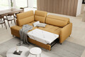 Coltar extensibil stanga 3 locuri ELTAP, LT-45MAN, Barea, 208x160x100 cm, lemn/poliester, mustar