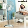 Ventilator cu picior Chrome Retro InnovaGoods, Ø 40x90 cm, 55W